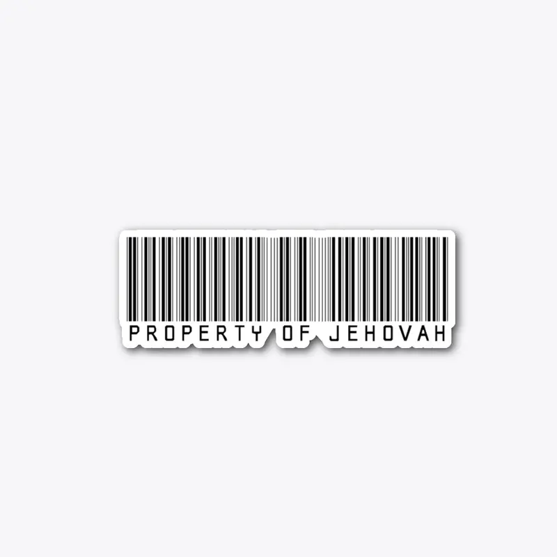 Property of Jehovah sticker 