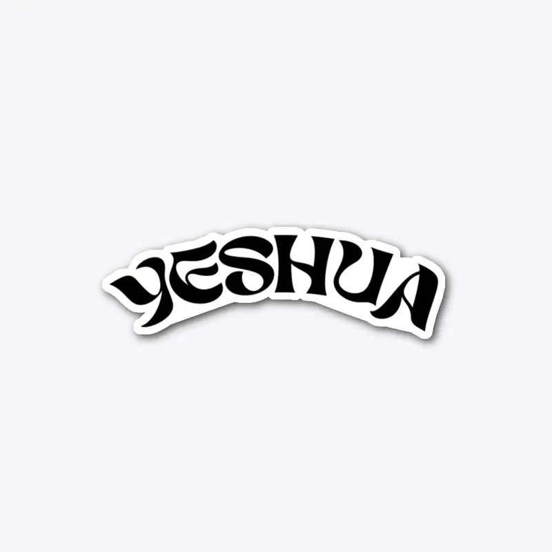 Yeshua sticker black 