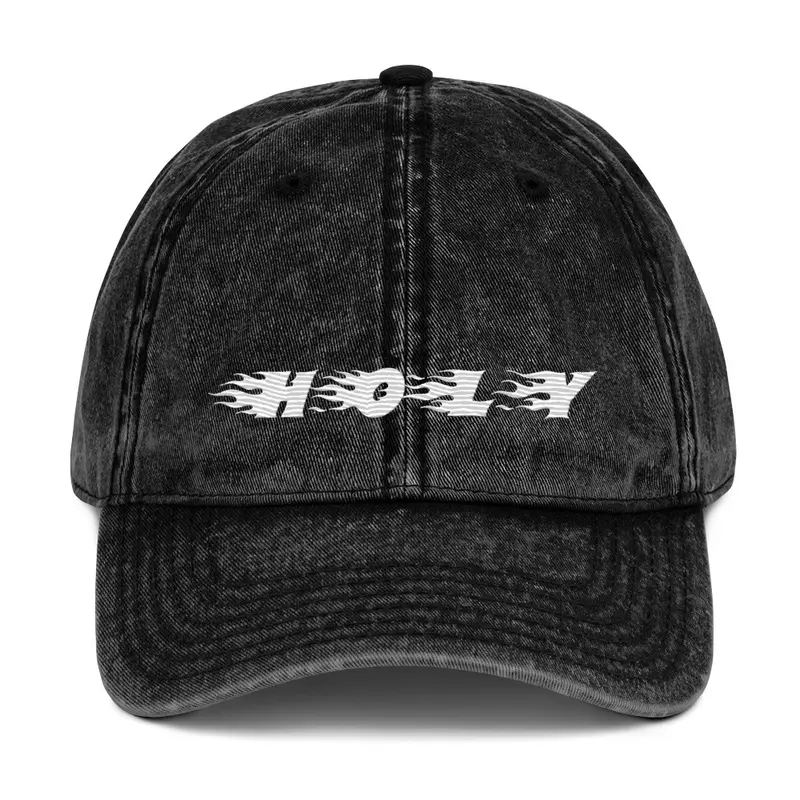 Holy Ghost Fire denim cap 